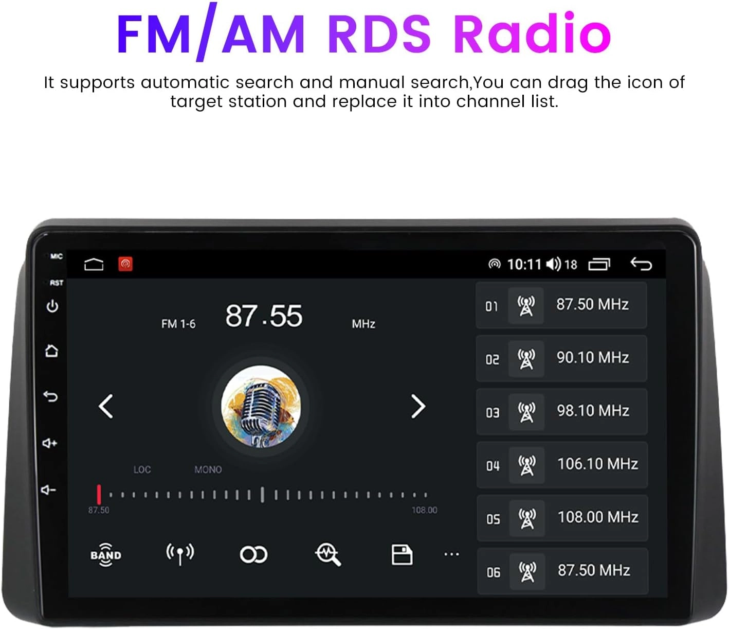 Android 13 Car Radio Stereo for Dodge Grand Caravan 2008-2020 9 inch 8-Core GPS Navi Wireless Wired Car-Play Android Auto DSP, 4GB RAM 64GB ROM